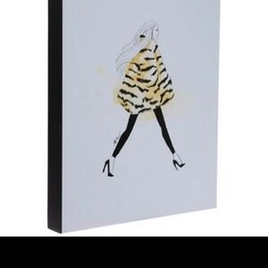 Lady Luxe Fashionista Wall Art